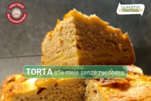 torta alle mele senza zucchero